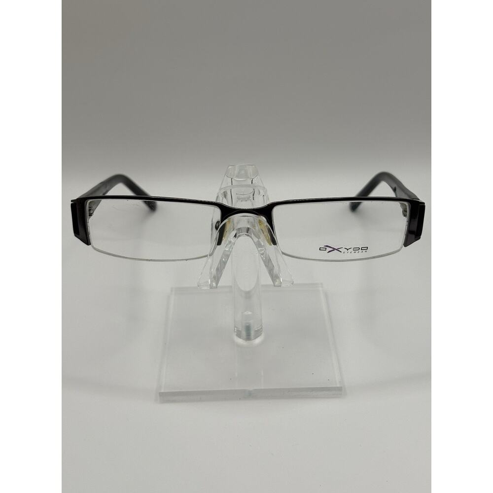 Oxydo Eyewear Rectangular Glasses Black Unisex 13… - image 7